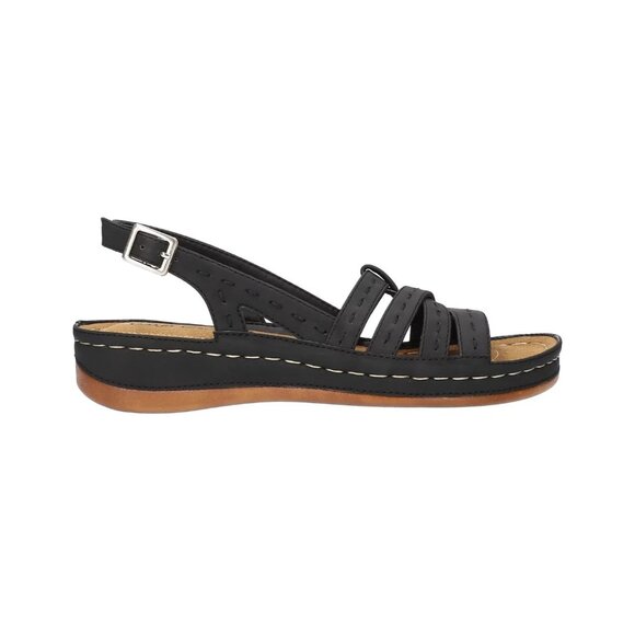 Easy Street Women's Kehlani Sandals Black Size 12M - Picture 1 of 6